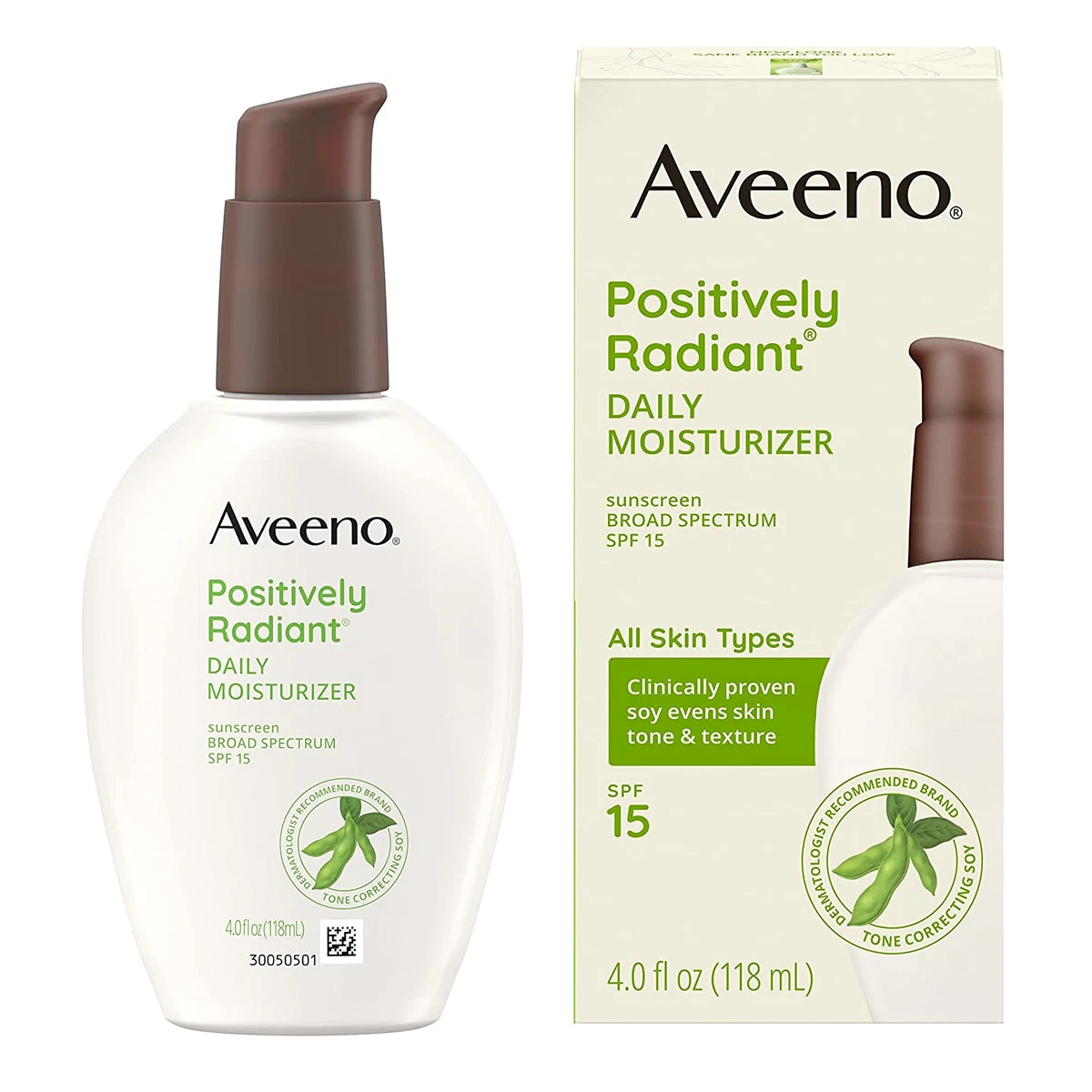 Aveeno Positively Radiant Daily Facial Moisturizer with Broad