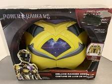 Size S 4-7X Girls Saban's Power Rangers Deluxe Yellow Ranger Dress Up Costume