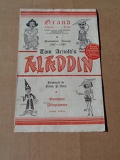 Harry Korris - Aladdin - 1947 Grand, Leeds Panto Programme (Robby Vincent)