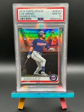 2019 Topps Update, Luis Arraez #US247 (Rainbow Foil) RC, PSA 10 Gem Mint 💎⚾️🔥!