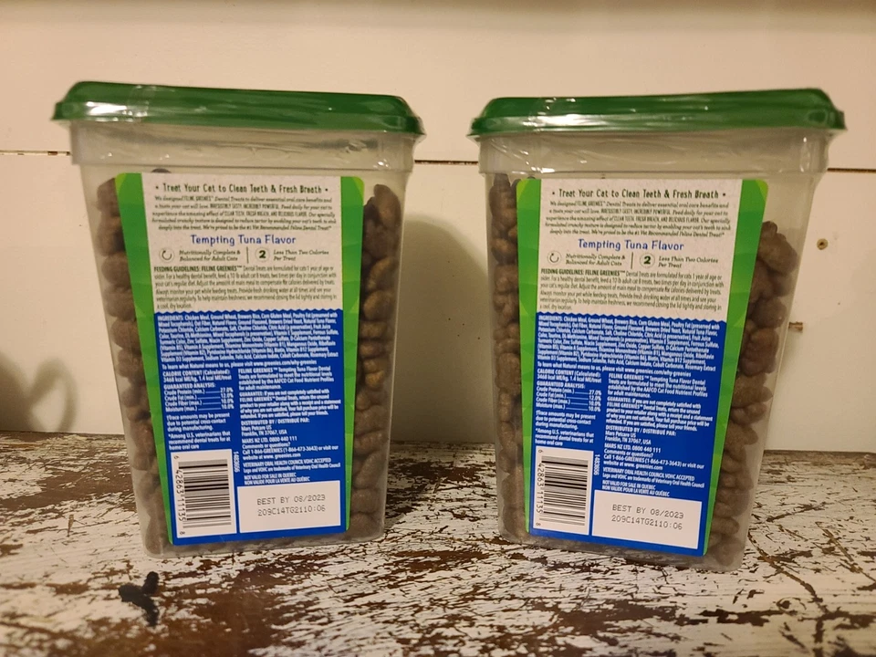 Feline Greenies Tempting Tuna Flavor, 9.75 oz  2 Value Size   Tubs - Image 2 of 4