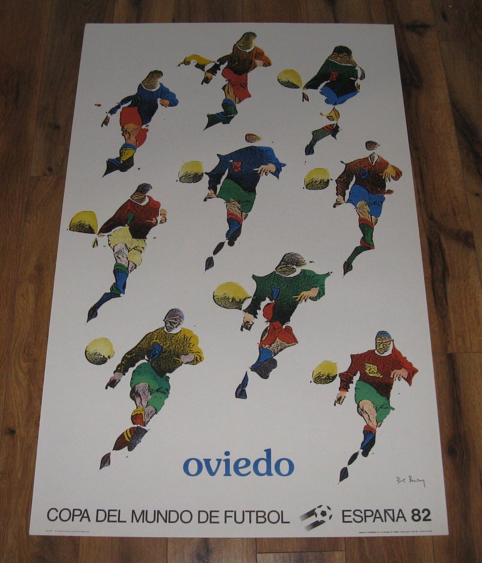 1982 サッカーW杯　スペイン大会 記念アートポスター　A2版 1982 サッカーW杯 スペイン大会 記念アートポスター A2版 1982