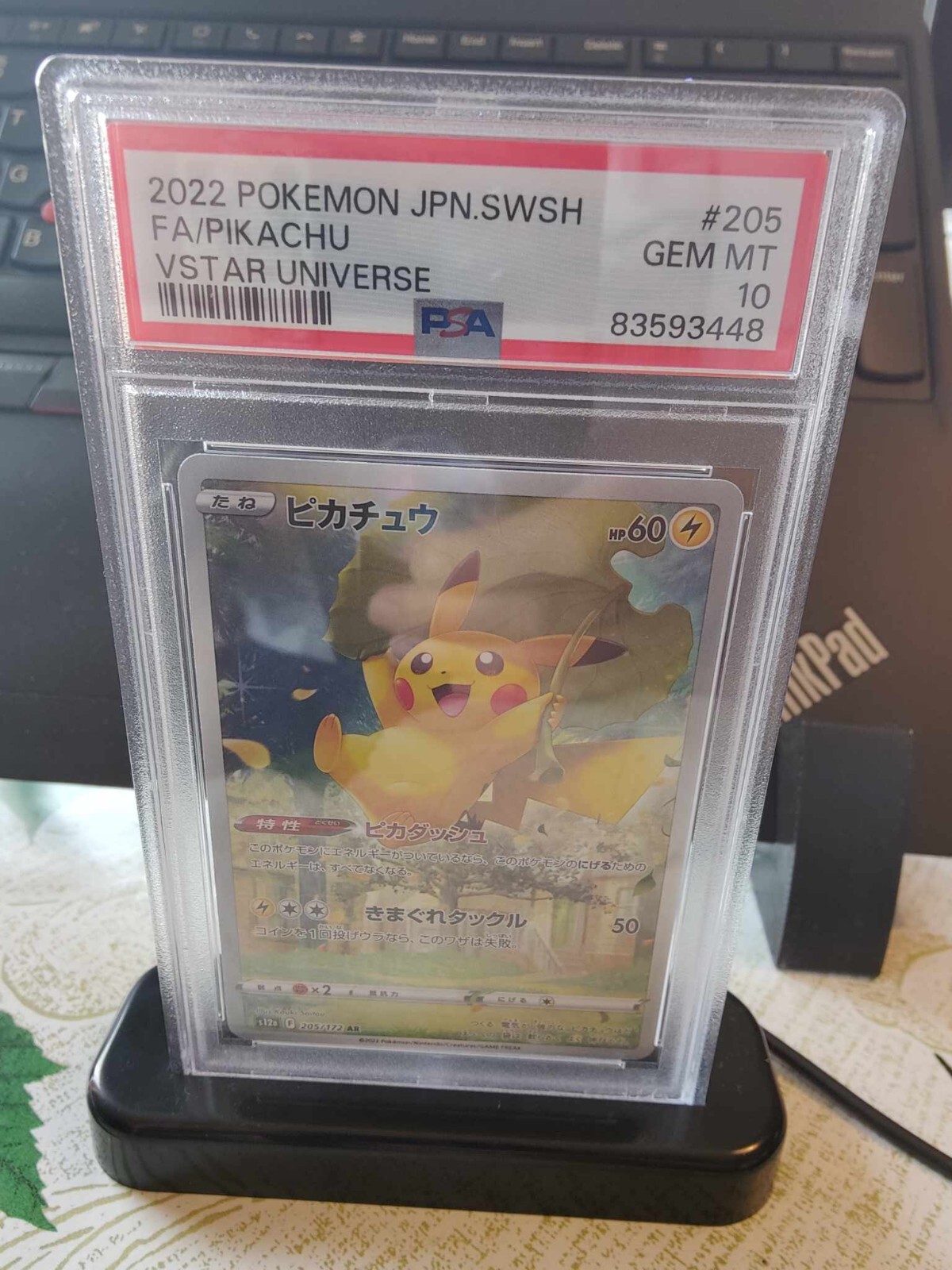 Pikachu 2022 Japanese Sword & Shield: VSTAR Universe #205/172 Art