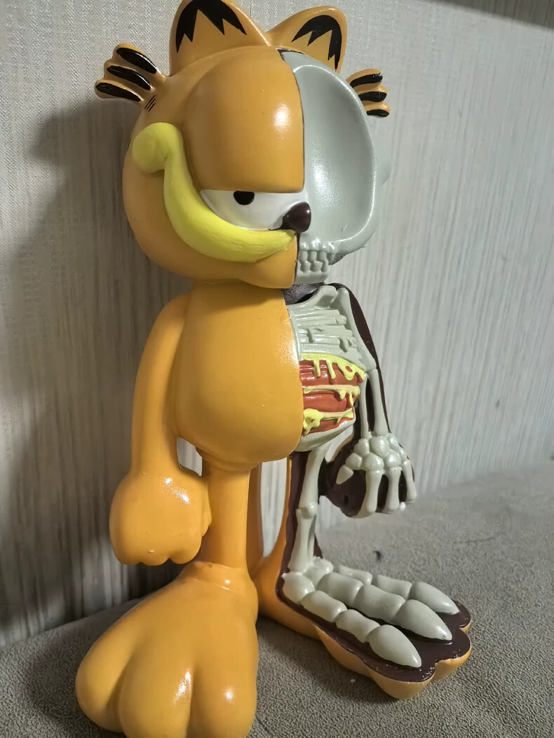 Mighty Jaxx Garfield Dissected Cartoon Vinyl Action Figure Toy | eBay