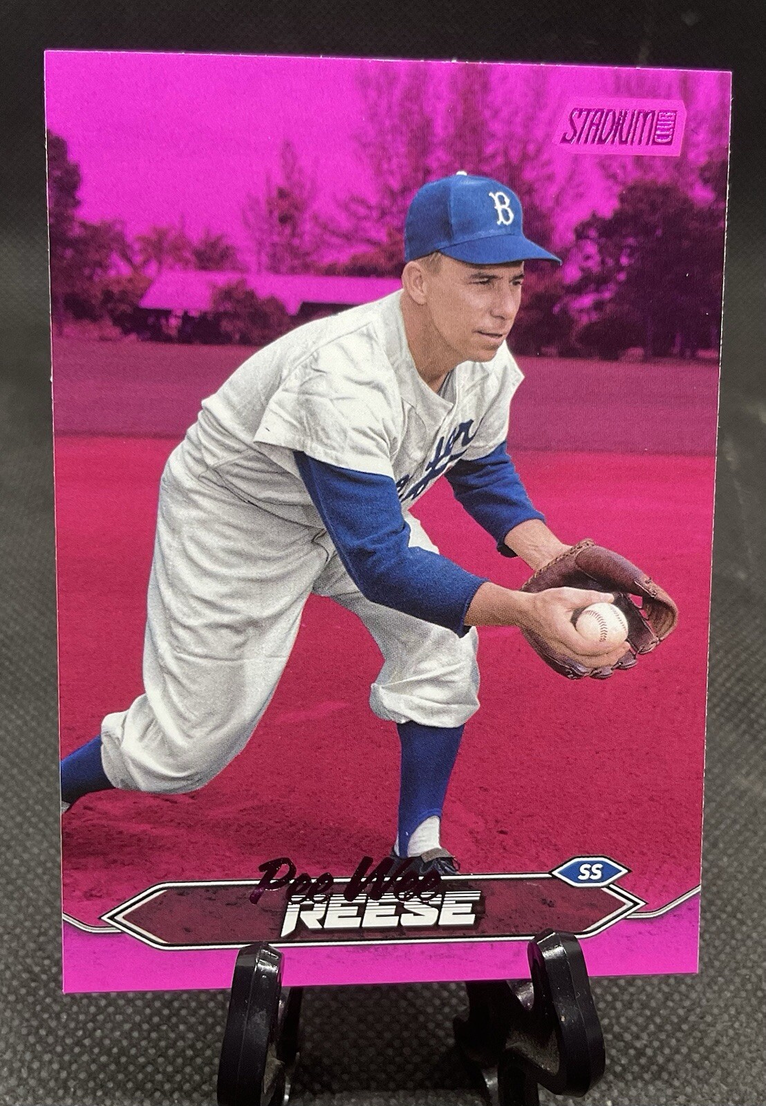 2024 Stadium Club Pink Foil #267 Pee Wee Reese - Brooklyn Dodgers