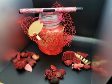 Candela Profumata 100% Naturale - 100 ore -FRUTTI DI BOSCO- Stoppino in Ciliegio