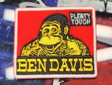 EMBROIDERED BEN DAVIS APPAREL PATCH (Please Read Ad)