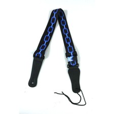 Acoustic Guitar Strap with Chain Pattern Adjustable Wide Padded Bass GuitarStrap