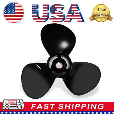 11 3/4x17 Outboard Boat Propeller for BRP Johnson Evinrude 40-50HP 13 Spline,RH