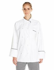 Uncommon Threads Women's San Marco, White/Black Piping, 2XL