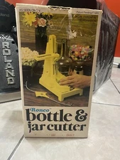 Vintage 1972 Ronco Bottle And Jar Cutter With Box