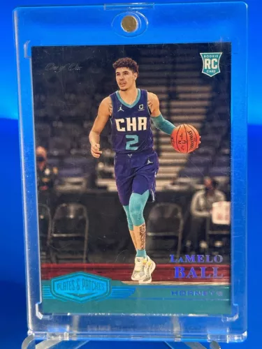 2020-21 Panini Chronicles - Plates and Patches #335 LaMelo Ball 1/1 One Of One