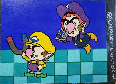 Super Mario Retro Video Games Memories Baby Wario Baby Waluigi Ebay