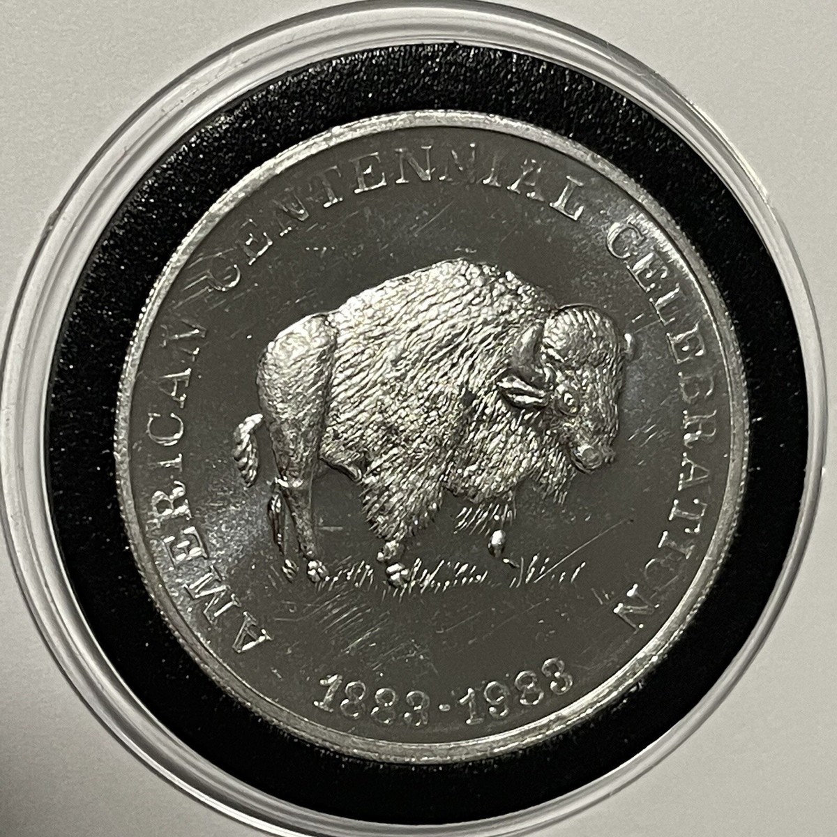 1983 Buffalo American Centennial Rare Coin 1 Troy Oz .999 Fine