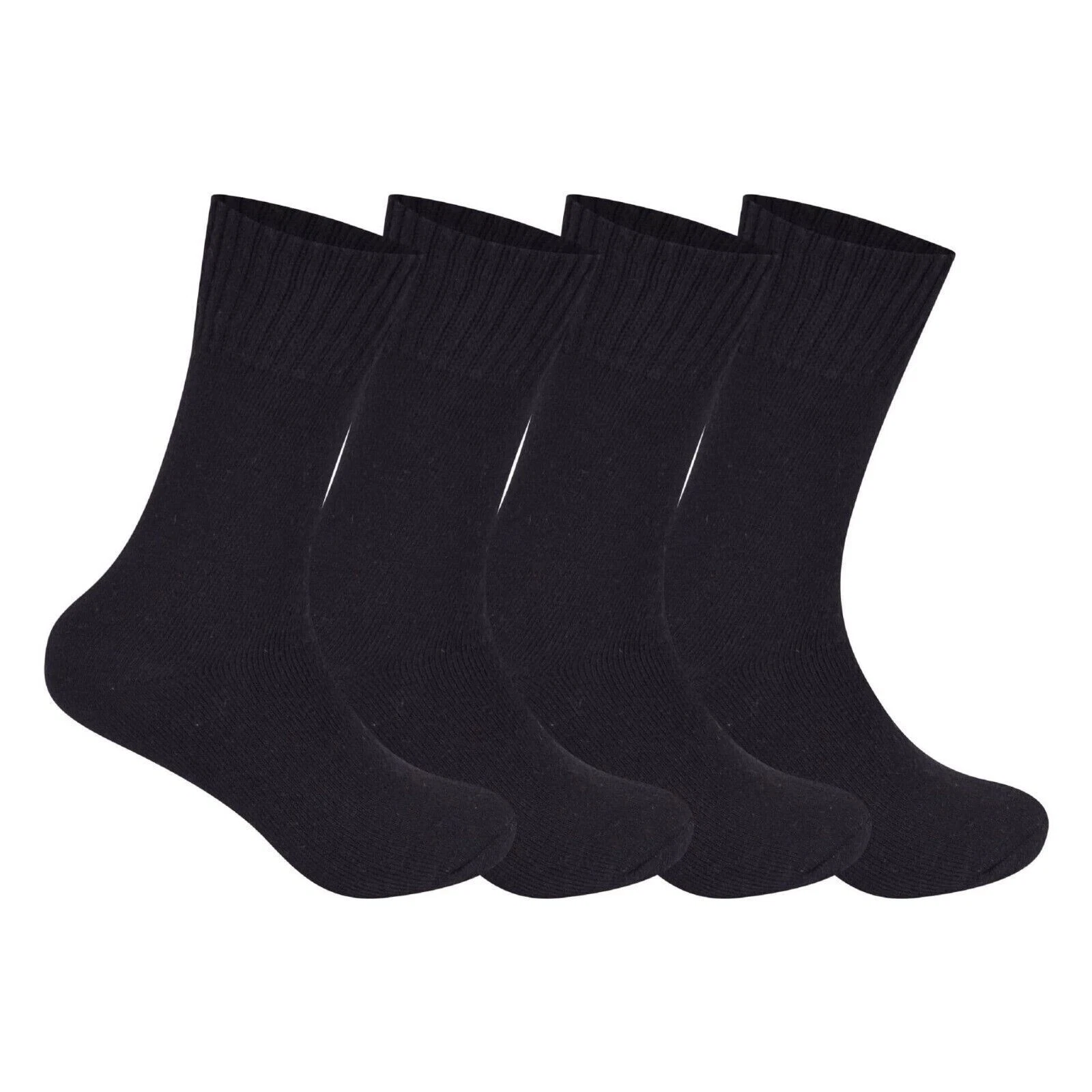 Black Merino Wool Thermal Socks for Men – Warm, Soft & Perfect for Outdoor Activ