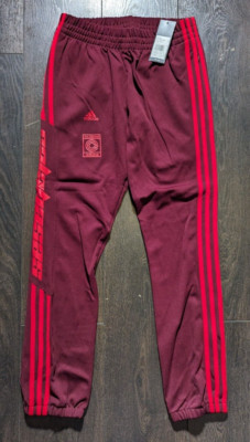 Adidas Yeezy Calabasas Maroon Track Pants Extra Small | eBay UK