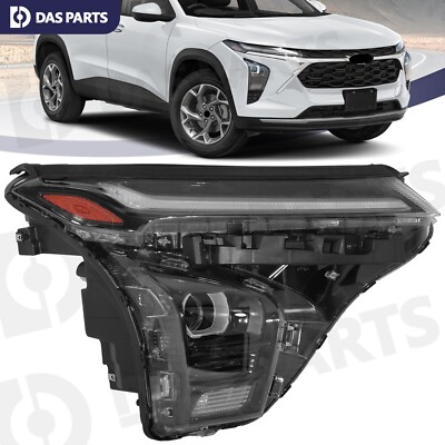 Right Headlight Headlamp w/LED DRL Projector For 2024 2025 Chevrolet Chevy Trax