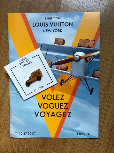 Louis Vuitton X Pintrill Volez, Voguez, Voyagez Special Edition Pin Yellow  Truck | eBay