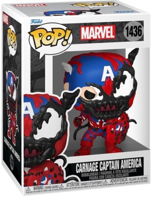 FUNKO POP! Marvel Comics: Carnage-ized - Captain America