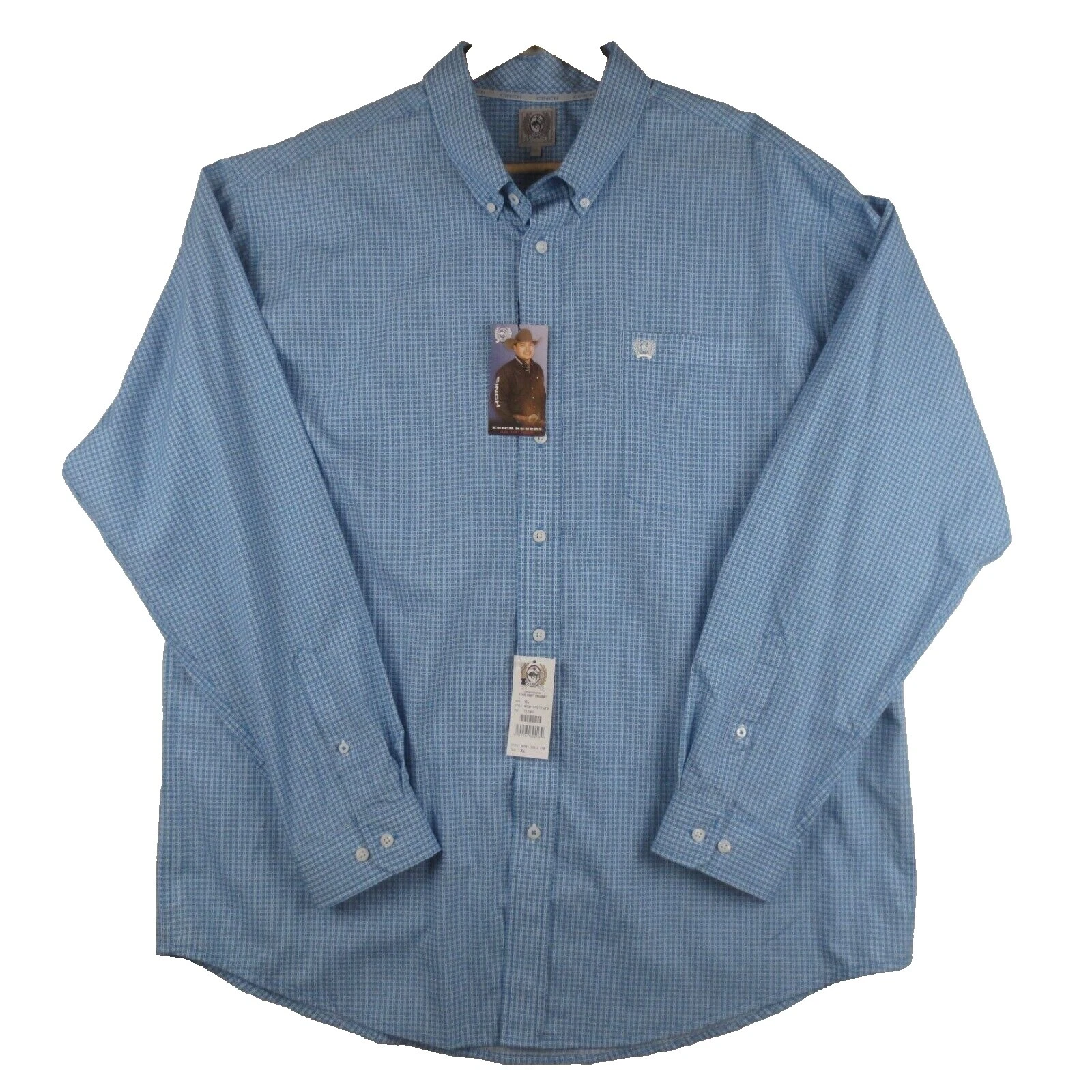 Camisas para hombre Cinch informales geométricas con botones