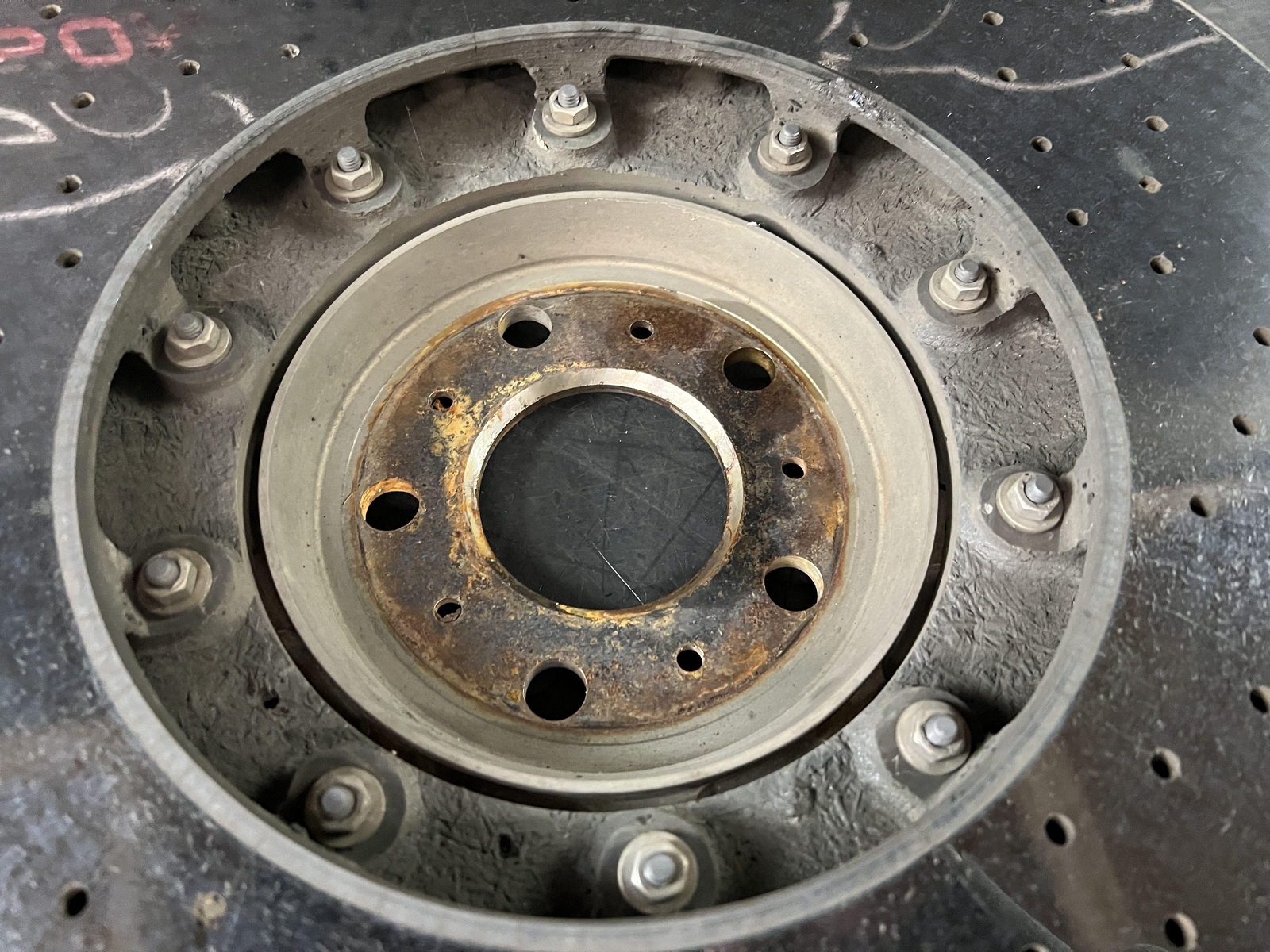 2007 BENTLEY CONTINENTAL GT RH PASSENGER FRONT CERAMIC BRAKE ROTOR 3W0615302C