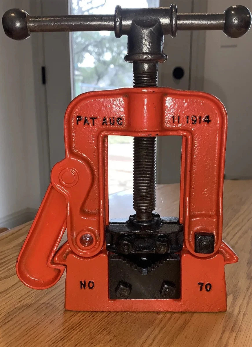 Restored Reed Pipe Vise 70 Pat. Aug 11 1914 eBay