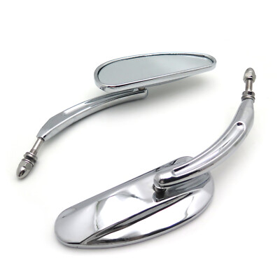 HTTMT Chrome Mirrors Fits Harley 1982-later Models