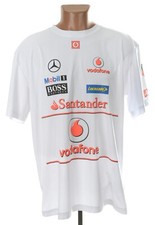 FORMULA 1 MCLAREN MERCEDES 2007/2008 SHIRT HAMILTON ERA SIZE XXL ADULT