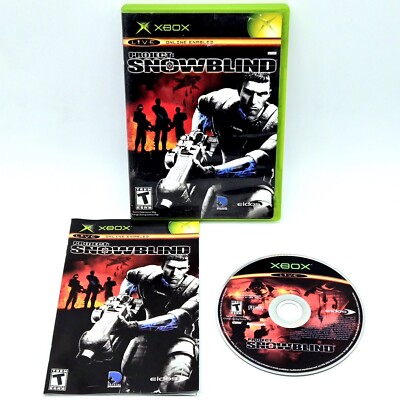 Project Snowblind (Microsoft Xbox, 2005) CIB Complete Tested Working w/ Manual 