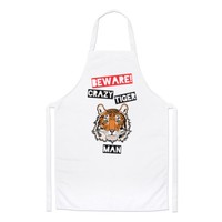 Beware VerrüCkte Tiger Mann Koch SchüRze - Lustig Tiere Kochen