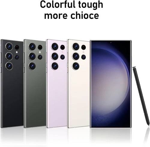 New S24 Smartphone Android Factory Unlocked Mobile 6.8/7.3" 8+258GB Phones - Picture 1 of 17