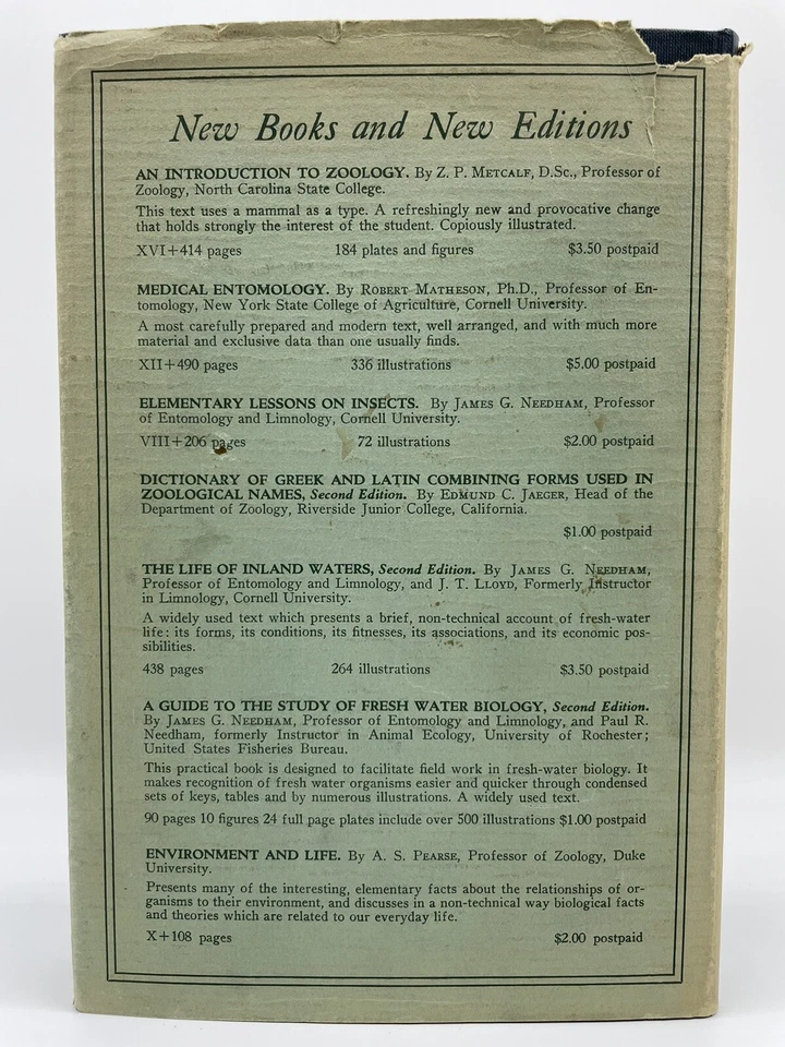 Economic Mammalogy 1932 hardcover Junius Henderson Charles C Thomas - Image 3 of 4