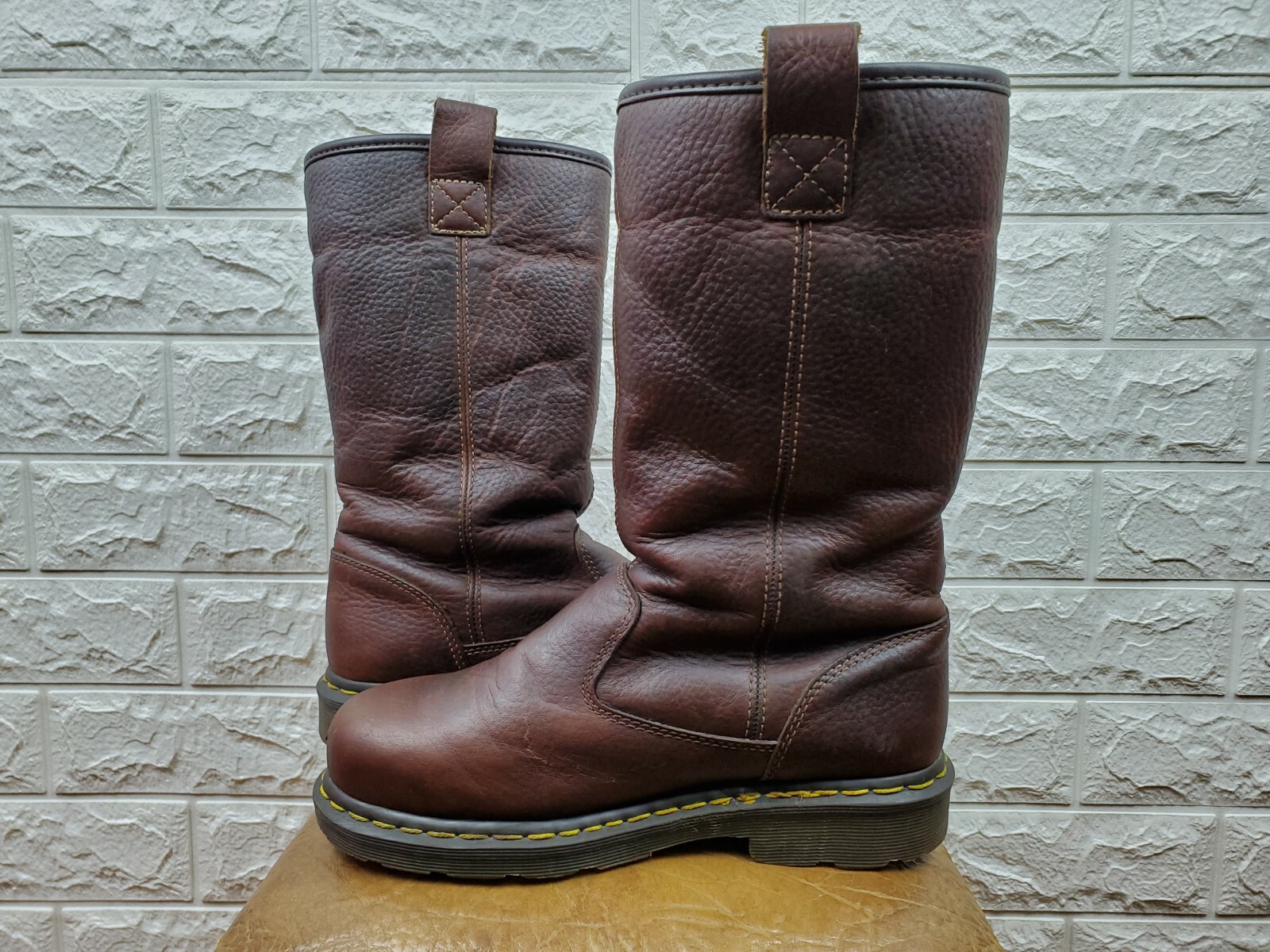 dr martens rosa safety boots