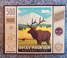 NEW True South ROCKY MOUNTAIN NATIONAL PARK - Majestic Longs Peak 500 pc puzzle