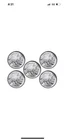 Lot of 5 (5) 0.10 (1/10) Troy Ounce .999 Silver Buffalo Rounds
