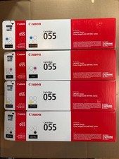 Canon 055 Black/Cyan/Magenta/Yellow Standard Yield Toner Cartridge Set