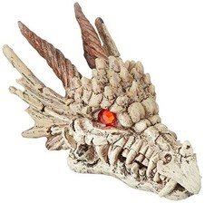 Deco-Replicas Dragon Skull Gazer Aquarium Decoration – Safe for Freshwater an...