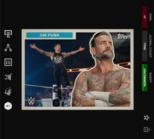 VIDEOGAME Topps WWE Slam 25 - TOPPS FLAGSHIP Base - CM PUNK