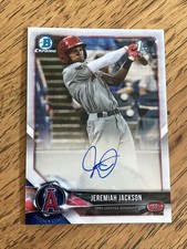 2018 Bowman Draft Chrome Jeremiah Jackson RC Auto 1st Orioles Rookie RC #CDA-JJ