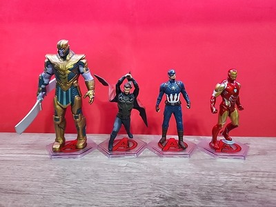 Marvel Avengers Endgame Figures Thanos, Thor, Captain America
