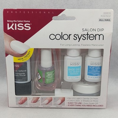 KISS Salon Dip Color System All-in-One Starter Kit Manicure Set, All Hail 88805