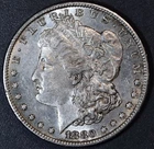 1880-S $1 MORGAN SILVER DOLLAR KM# 110 Grade:  AU+ A6880