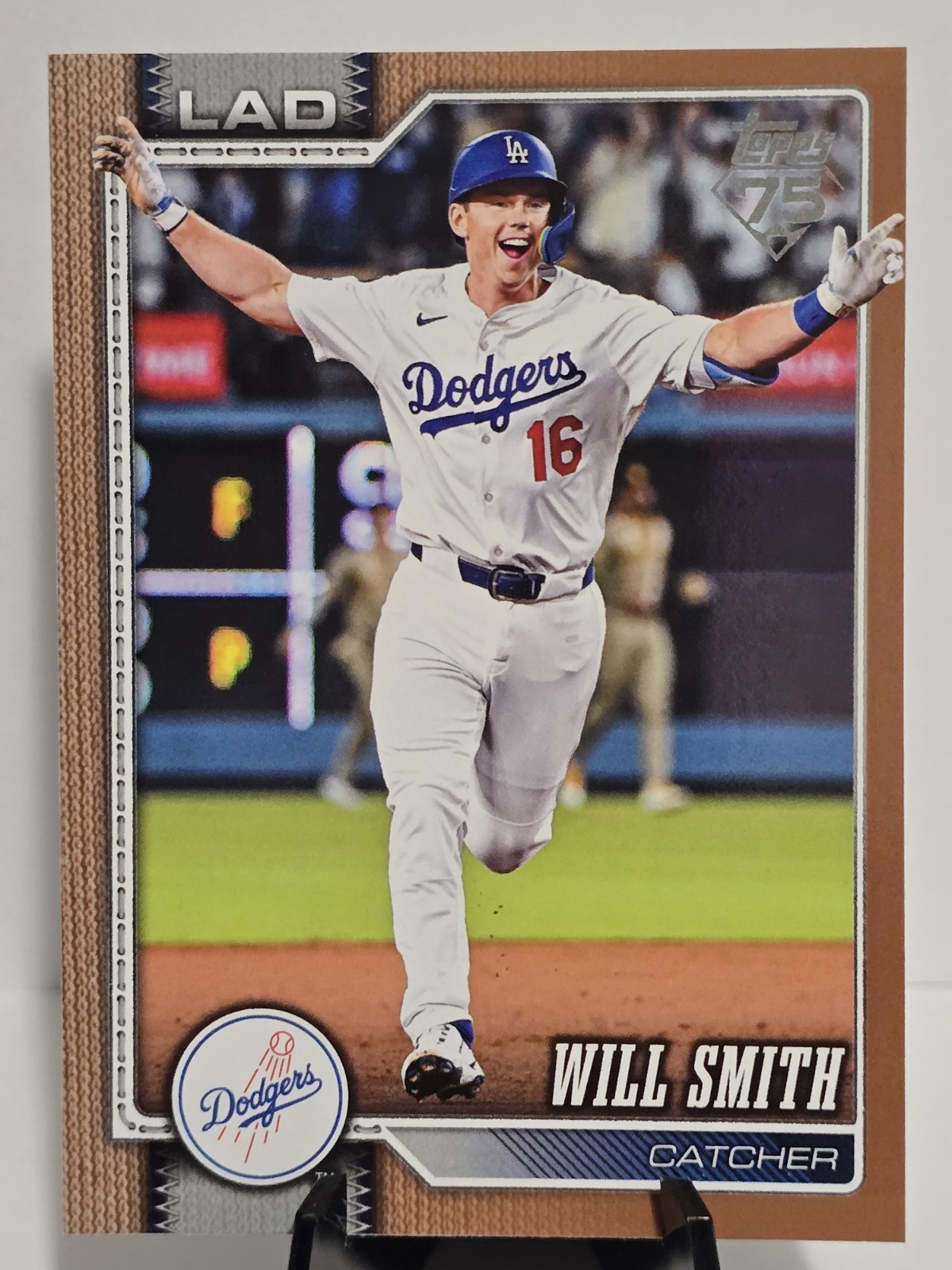 Topps 2026 Series 2 Will Smith #631 Topps 75 Gold Parallel /2026 LA Dodgers