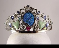 Disney Cinderella Metal  Blue Slipper Tiara Disney Store London Eurodisney