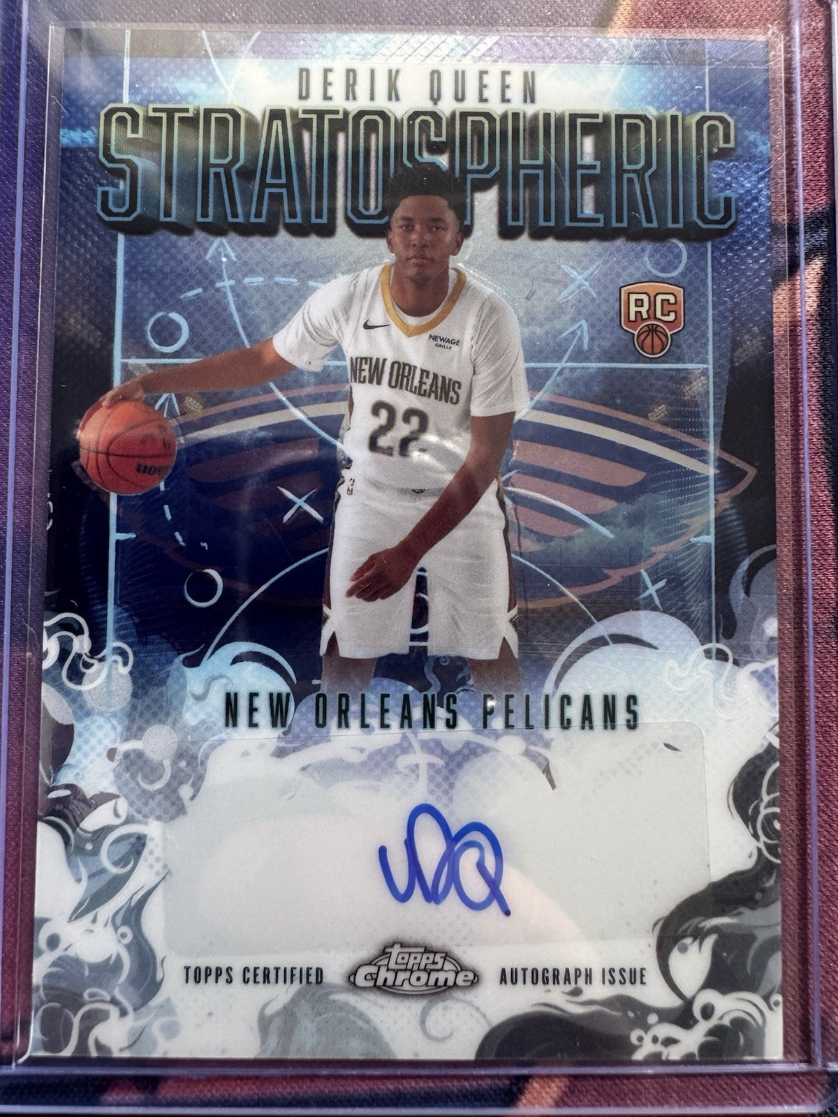 2025-26 Topps Chrome Derik Queen Stratospheric Rookie Auto! NEW!🔥