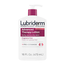 Lubriderm Advanced Therapy Fragrance Free Moisturizing Hand  Body Lotion  Pro-