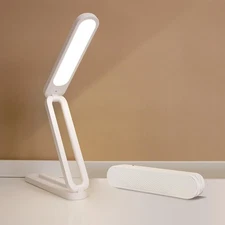 Generic Foldable LED Desk Lamp MY-7901 USB Rechargeable White Green 2400mAh