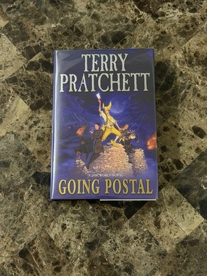 Terry Pratchett SIGNED Going Postal First Edition Hardcover Discworld