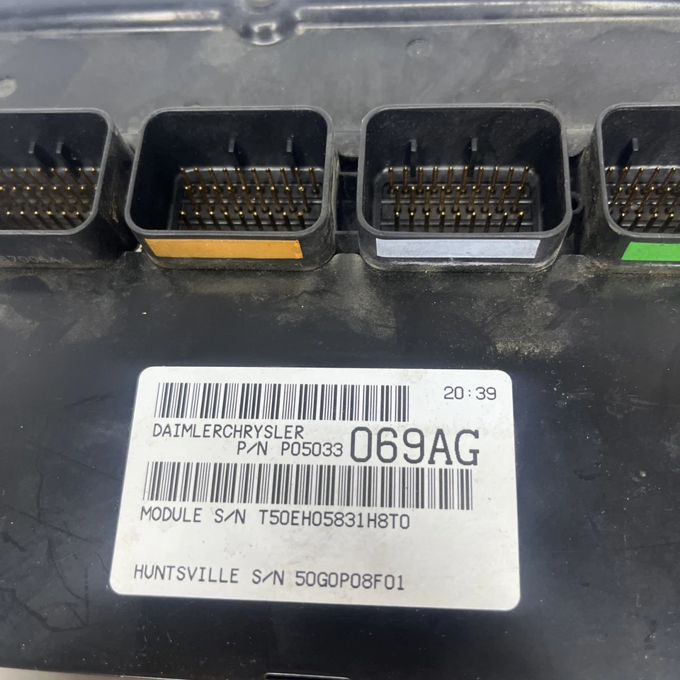 2003-2005 Chrysler PT Cruiser ECU PCM SKIM Key Set OEM P05033307AH P04671767AE - Image 2 of 4