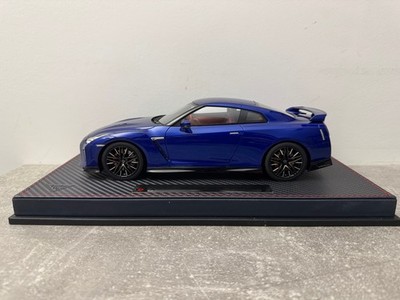 2020 NISSAN SKYLINE GTR R35 BLUE WANGAN BLUE MAKE UP 1/18 IM042A